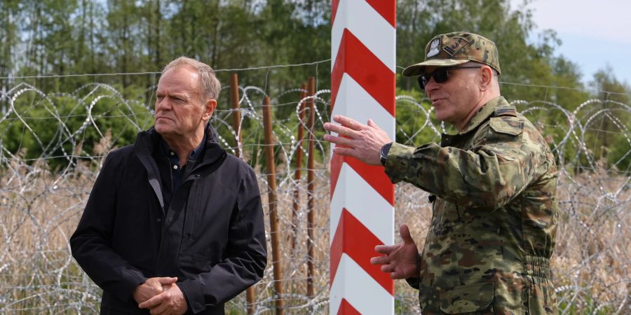 Donald Tusk Grenze Belarus