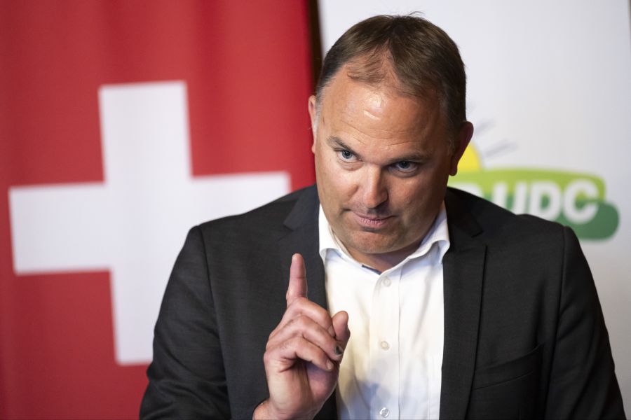 Von der SVP erntete die Regierung Kritik. Hier im Bild: Parteipräsident Marcel Dettling.