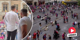 Cupfeier abgesagt - Polizei: FCB-Fan von Zug erfasst - Zustand kritisch Cupfeier abgesagt - Polizei: FCB-Fan von Zug erfasst - Zustand kritisch