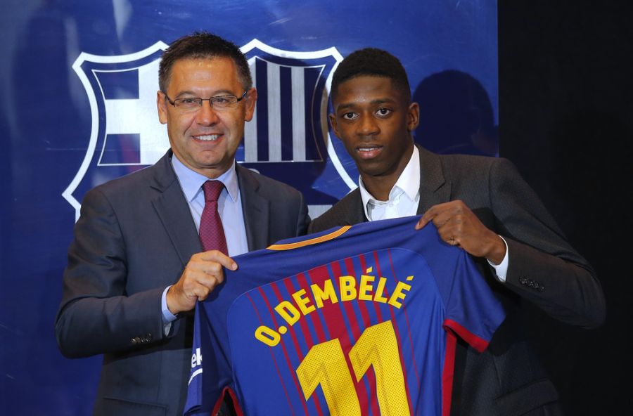 Ousmane Dembélé wechselte 2017 für 135 Millionen vom BVB zu Barcelona...