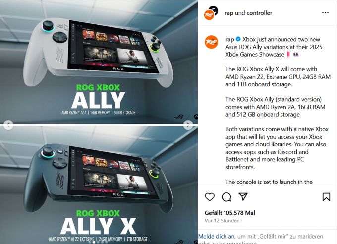 Die neuen Handhelds für die Xbox in der Übersicht. xbox