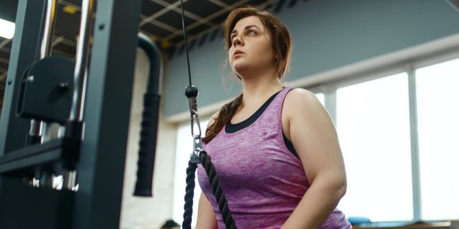 Frau beim Sport