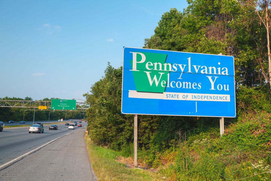 Der Unfall ereignete sich auf der Interstate 83 in Pennsylvania. (Symbolbild)