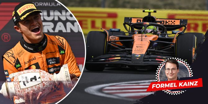McLaren Land Norris Ungarn-GP