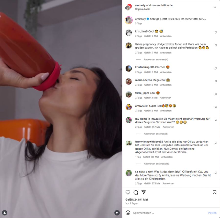 In der Kommentarspalte stehen nebst viel Kritik auch positive Kommentare.