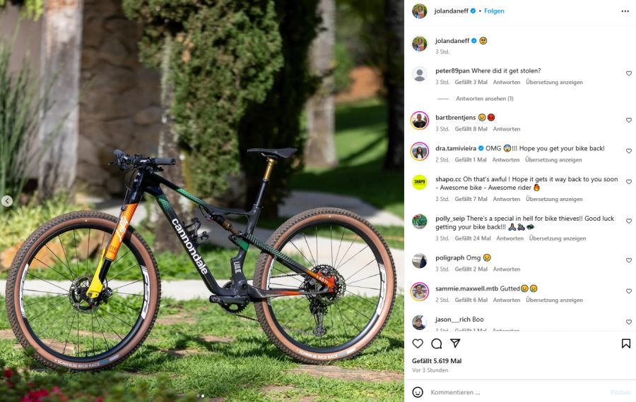 Beim Bike handelt es sich um eine extra angefertigte Sonderedition.