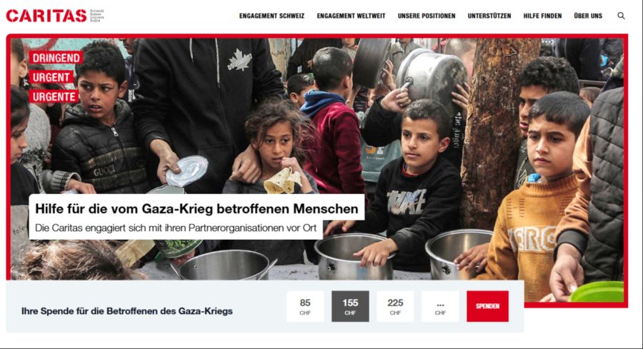 Caritas Gaza-Krieg