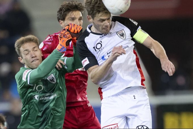 Marco Thaler (r.) gehört beim FC Aarau zu den Routiniers. FC Aarau