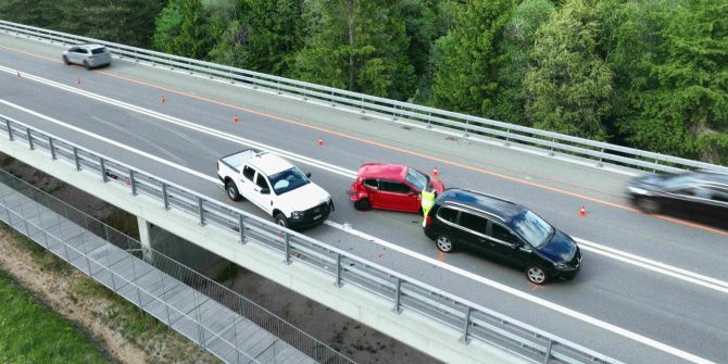 Auffahrunfall auf A13