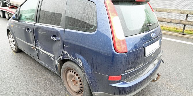 Kollision auf A2