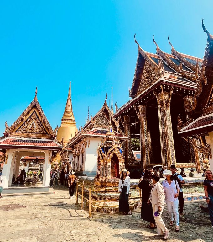 Der Royal Grand Palace ist Pflicht bei einem Besuch in Bangkok. Royal Grand Palace in Bangkok.