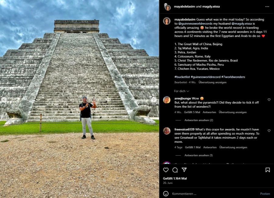 ... und bei seiner letzten Station: der Chichen Itza in Yucatan, Mexico.