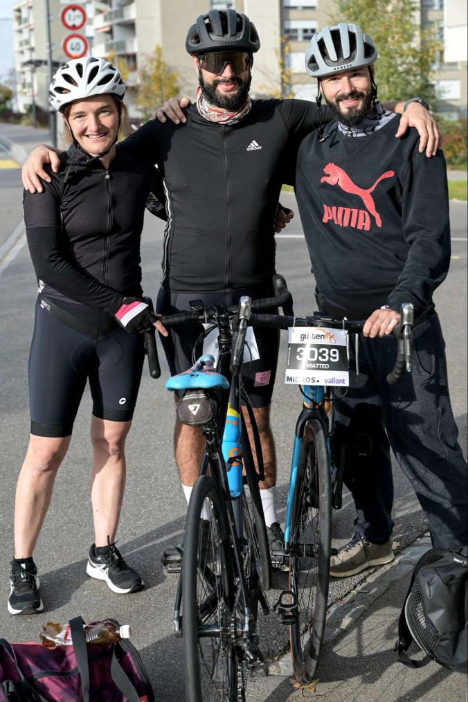Maria, Fabio und Matteo.