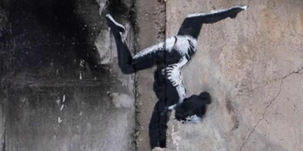 Streetart-Künstler Banksy veröffentlicht Video mit Werken in Ukraine