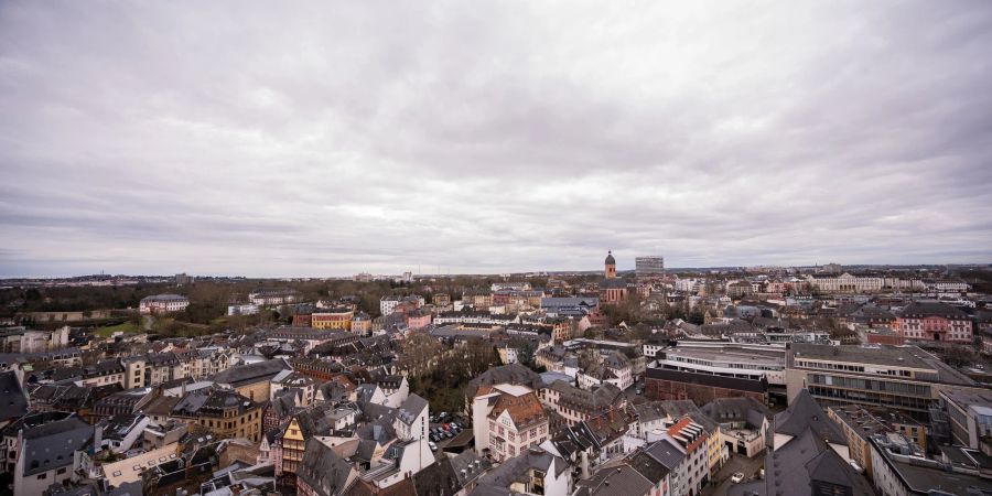 Blick vom Dom auf Mainz - laut dem IW-Consult-Städteranking die dynamischste deutsche Grossstadt.