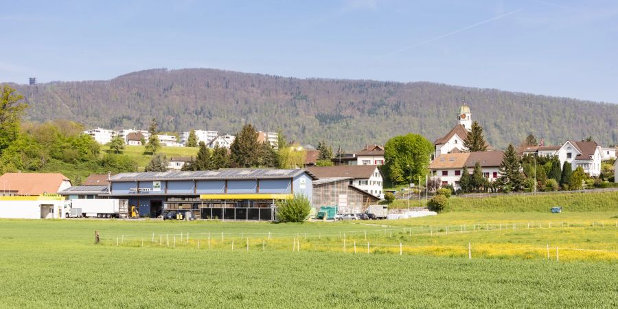 Das Industriegebiet und die Landi in Winznau.