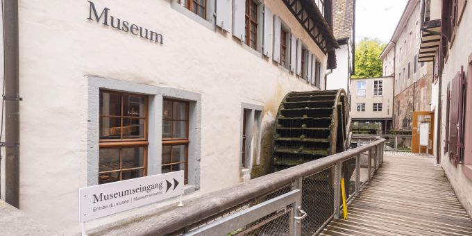 Das St. Alban Quartier in Basel mit der Basler Papiermühle, dem Schweizerischen Museum für Papier, Schrift und Druck. Das St. Alban Quartier in Basel mit der Basler Papiermühle, dem Schweizerischen Museum für Papier, Schrift und Druck.