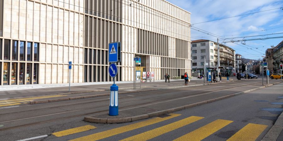 Der Neubau des Kunsthaus in der Stadt Zürich.