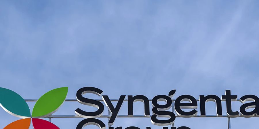 Das Logo der Syngenta Group am Hauptsitz der Syngenta in Basel (Archivbild).