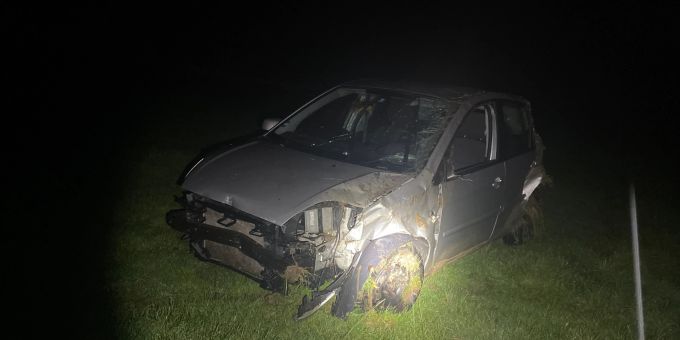 Appenzell: Selbstunfall mit Personenwagen unter Alkoholeinfluss Appenzell: Selbstunfall mit Personenwagen unter Alkoholeinfluss