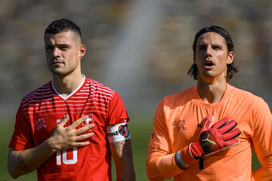 Granit Xhaka darf am Donnerstag gegen Kamerun nicht mit der «One Love»-Binde auflaufen.