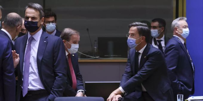 Die EU-Staats- und Regierungschefs treffen sich zum EU-Gipfel in Brüssel. Belgium EU Summit