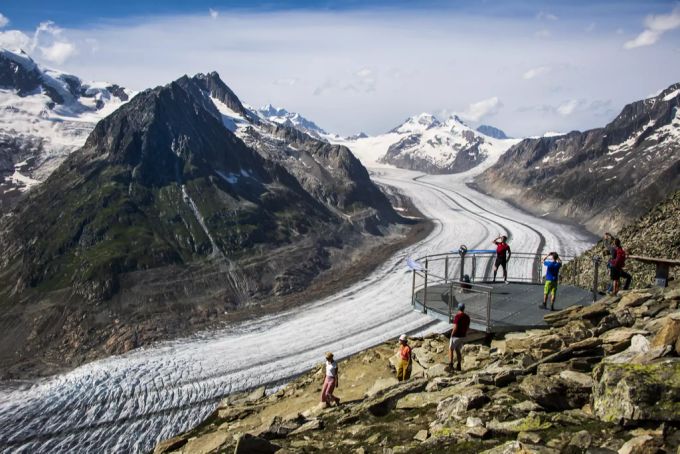 Die Aletsch-Arena ist ein beliebtes Ausflugsziel, auch bei Familien. Aletsch