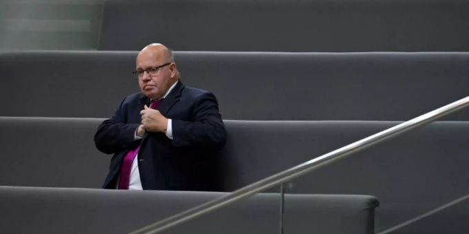 Altmaier auf der Besuchertribüne des Bundestags Altmaier auf der Besuchertribüne des Bundestags