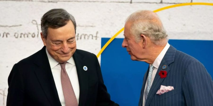 Draghi und Prinz Charles in Rom