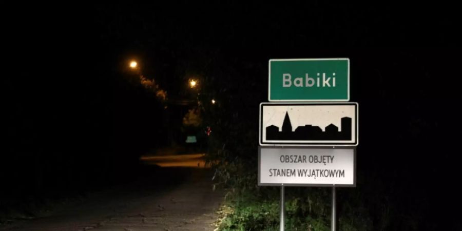 In Polens Grenzgebiet zu Belarus gilt derzeit ein Ausnahmezustand