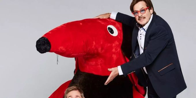Jörg Draeger (re.), Daniel Boschmann und «die schönste Niete im deutschen Fernsehen» - der Zonk. Jörg Draeger (re.), Daniel Boschmann und «die schönste Niete im deutschen Fernsehen» - der Zonk.
