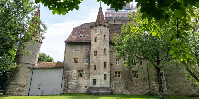 Das Schloss Nidau. Das Schloss Nidau.