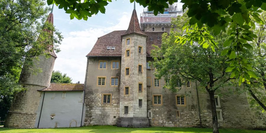 Das Schloss Nidau im Kanton Bern.