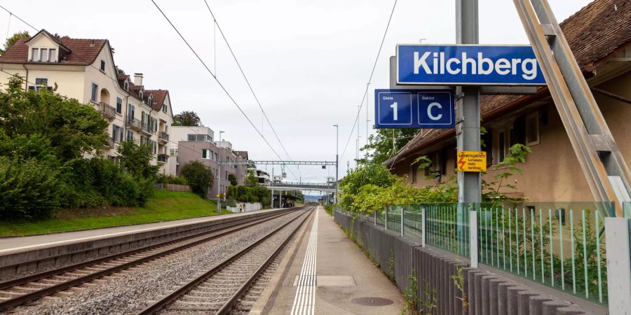 Der Bahnhof der Gemeinde Kilchberg (ZH).