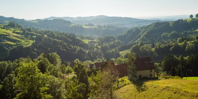 Ausblick von der Gemeinde Rehetobel. Ausblick von der Gemeinde Rehetobel.