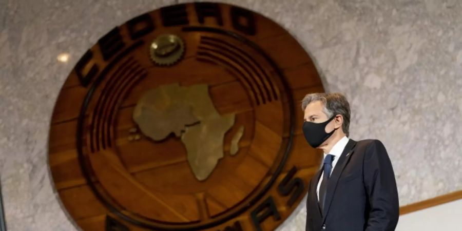 US-Aussenminister Antony Blinken am Ecowas-Sitz