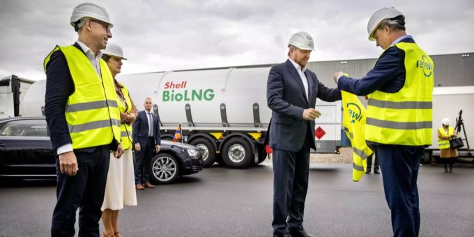 Die DHL bezieht ihr Bio-LNG-Gas von Shell. DHL