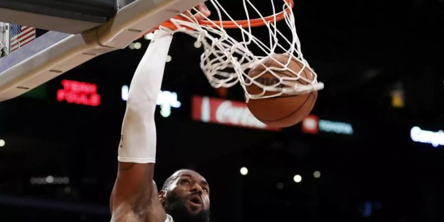 LeBron James erzielte bei der Niederlage gegen Brooklyn 39 Punkte. Foto: Ringo H.W. Chiu/AP/dpa/Archiv