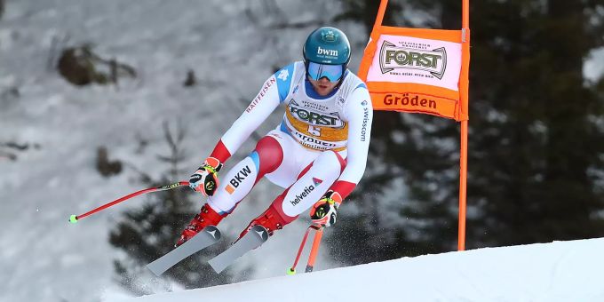 Niels Hintermann überzeugt im ersten Training zur Abfahrt in Bormio (Archivbild). Niels Hintermann Beat Feuz