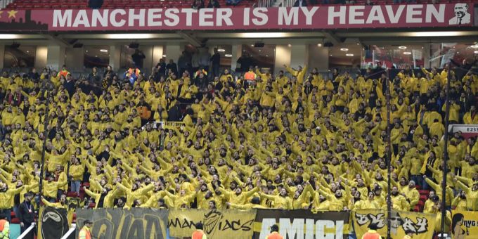 Beim Auswärtsspiel 2018 reisten rund 3000 YB-Fans nach Manchester. YB