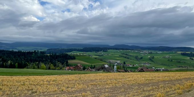 Ausblick über die Gemeinde Ruswil. Ausblick über die Gemeinde Ruswil.