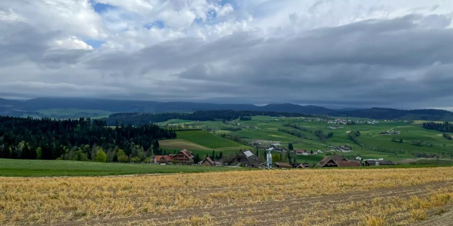 Ausblick über die Gemeinde Ruswil.