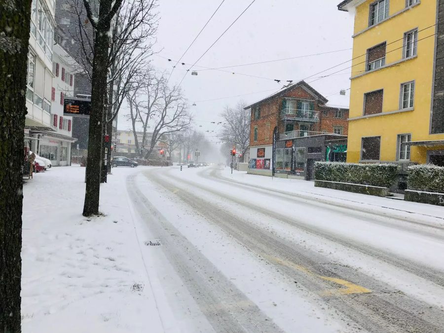 Die Station Breitfeld in Bern.