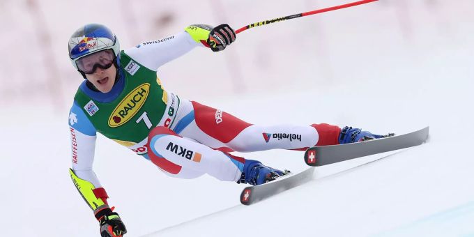 Marco Odermatt während dem Super-G in Bormio am Mittwoch. Marco Odermatt