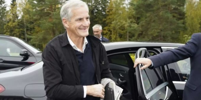 Der Chef der Arbeiterpartei, Jonas Gahr Störe