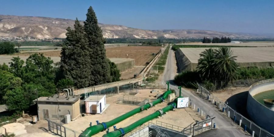 Wasserpipeline am See Genezareth