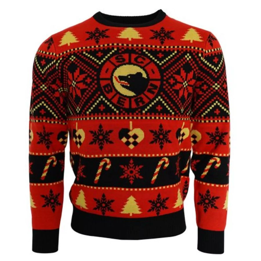 Beim SCB gibt es in diesen Ugly Christmas Sweater für 69 Franken zu kaufen.