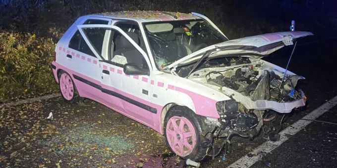 Beim Unfall entstand Sachschaden in der Höhe von mehreren Tausend Franken Unfall