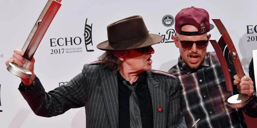 Der Sänger Udo Lindenberg (l) und Jan Delay sind Freunde geworden.