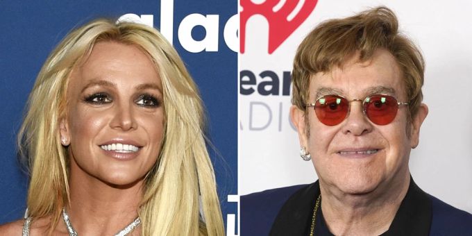 Britney Spears und Sir Elton John haben zusammen einen Song aufgenommen. britney spears